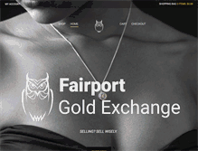 Tablet Screenshot of fairportgoldexchange.com